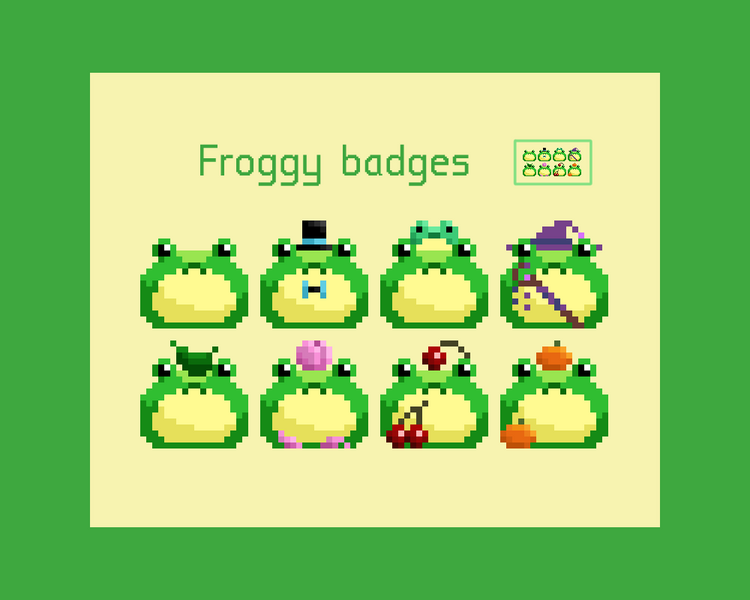 Froggy badges Froggy badges